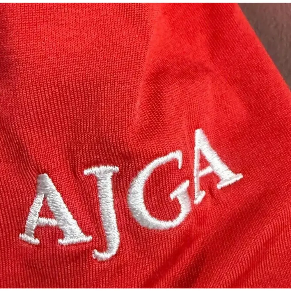 Polo Ralph Lauren Polo Shirt Mens M Red Golf Performance High Low Slit Pony Logo - Picture 5 of 7